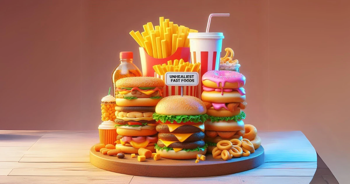The 11 Unhealthiest Junk Foods in America 1 Unhealthiest fast foods