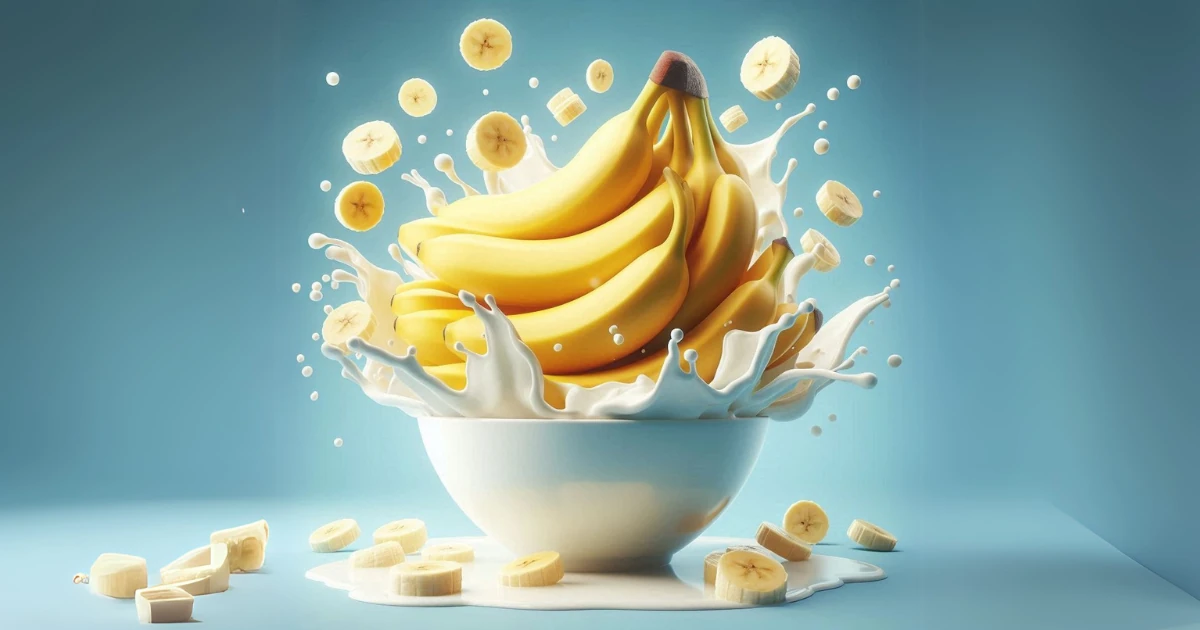 Is It Healthy to Eat Bananas with Milk? 1 banana with milk